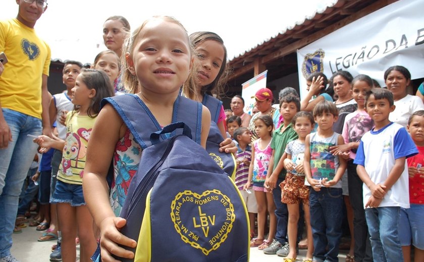 Campanha em prol da educação beneficiará crianças em Batalha e Maceió