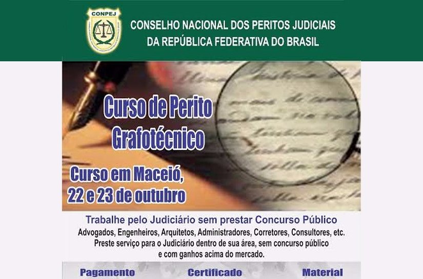 ESA firma parceria e oferta curso de perito grafotécnico para o advogado