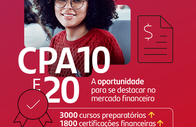 Santander Universidades oferece 3 mil bolsas de estudo para as certificações CPA-10 e CPA-20