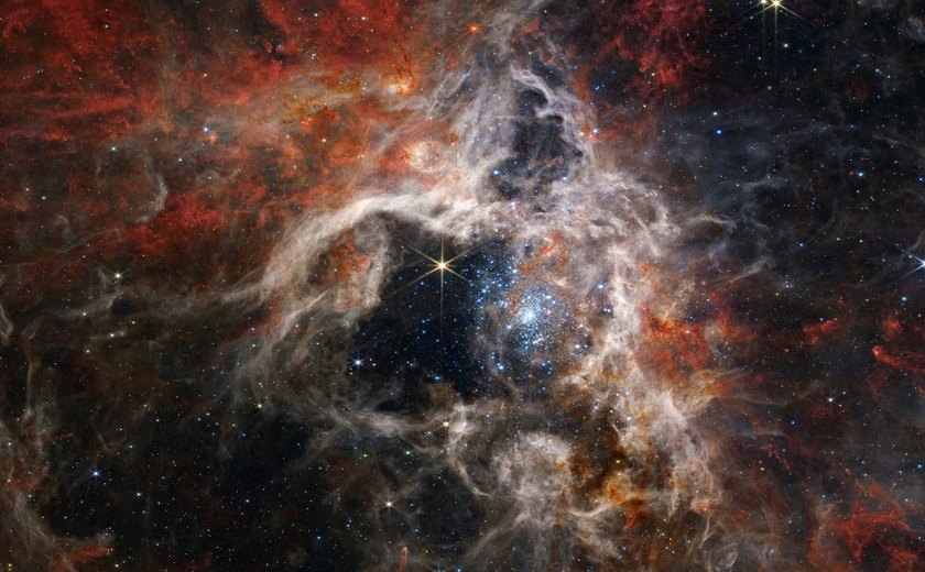 Telescópio Hubble captura imagem da Nebulosa da Tarântula na Grande Nuvem de Magalhães