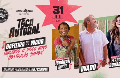 Gafieira do Wado: show marca lançamento do novo disco “Obstrução Samba”, no Jaraguá