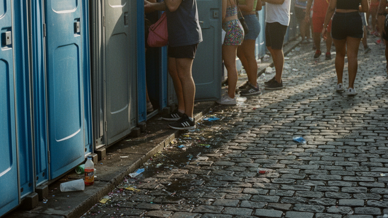 Carnaval: sete cuidados essenciais ao usar banheiros químicos e evitar riscos à saúde