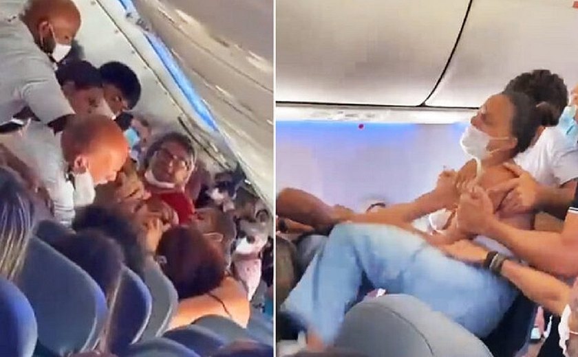15 pessoas foram expulsas do avião por causa de briga por assento