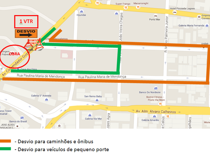 SMTT ordena trânsito na Mangabeiras durante obras de limpeza em galerias