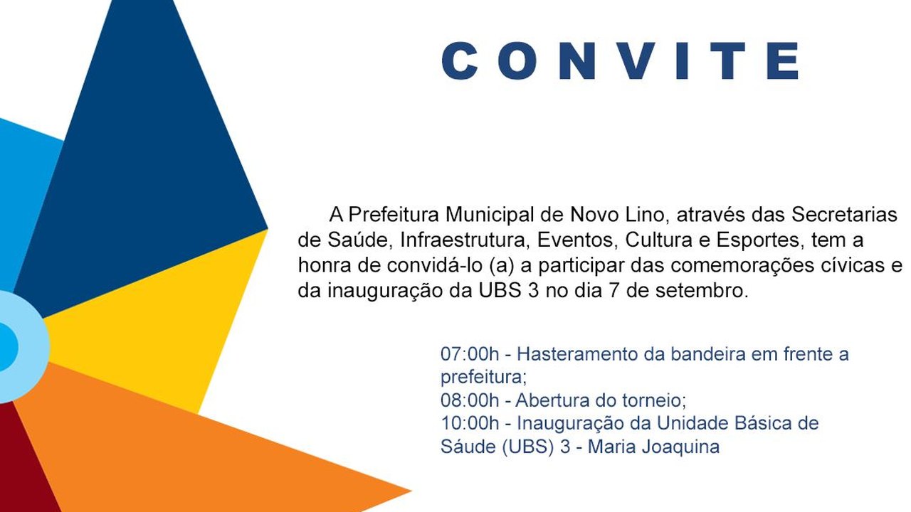 Prefeita Marcela Gomes promove solenidade em comemoração ao 7 de setembro em Novo Lino