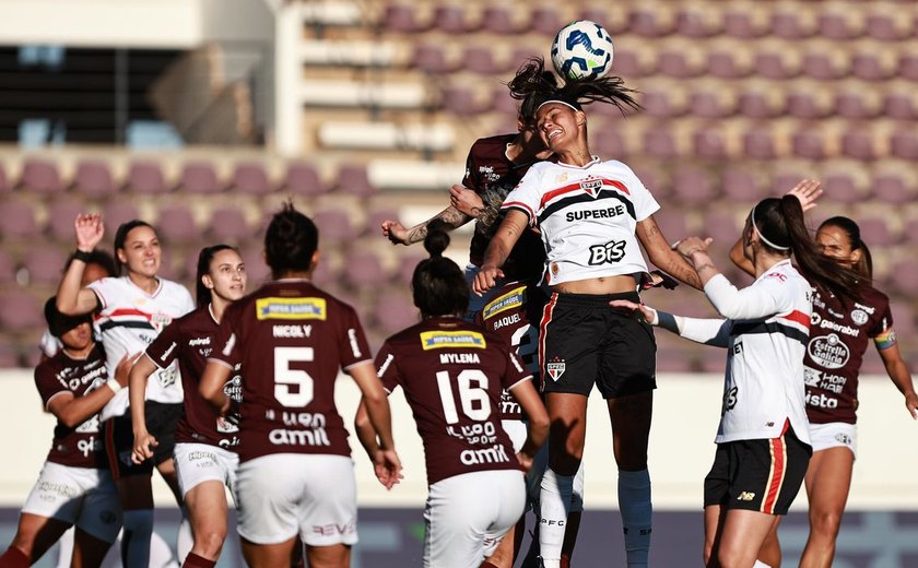 Ferroviária e São Paulo empatam nas quartas do Brasileirão Feminino