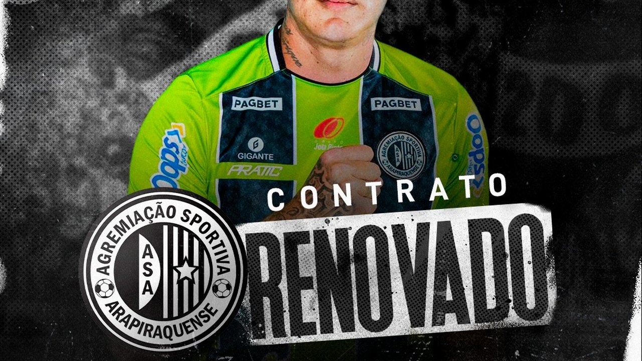 ASA anuncia renovação de  goleiro para temporada 2024