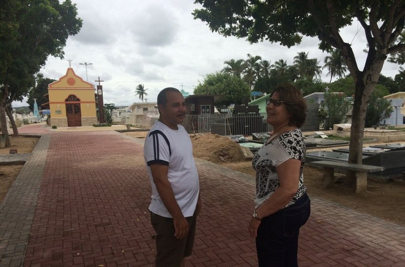 Obras no Cemitério Pio XII de Arapiraca seguem em ritmo acelerado