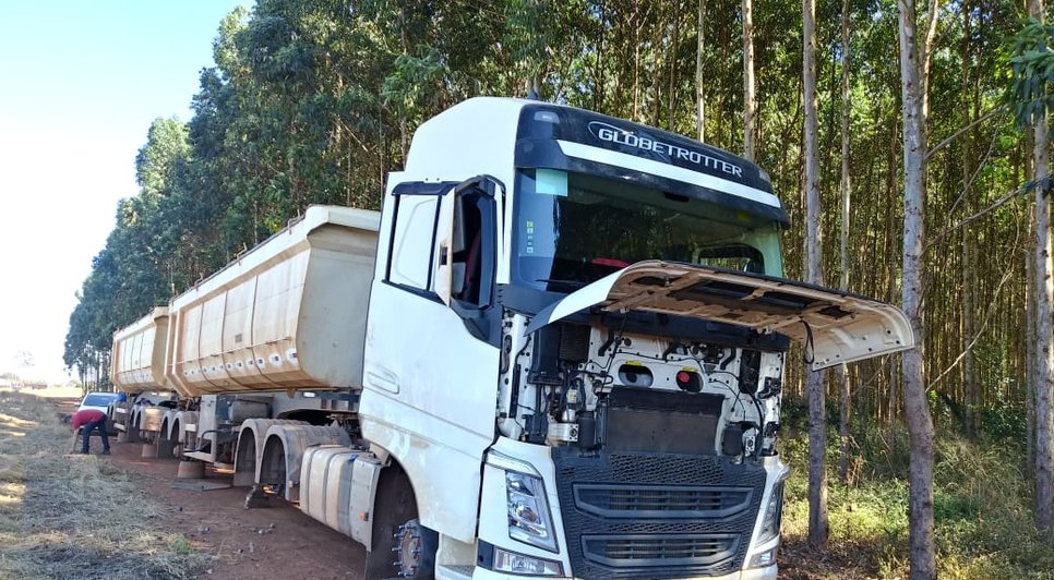 caminhão e organização criminosa desarticulada