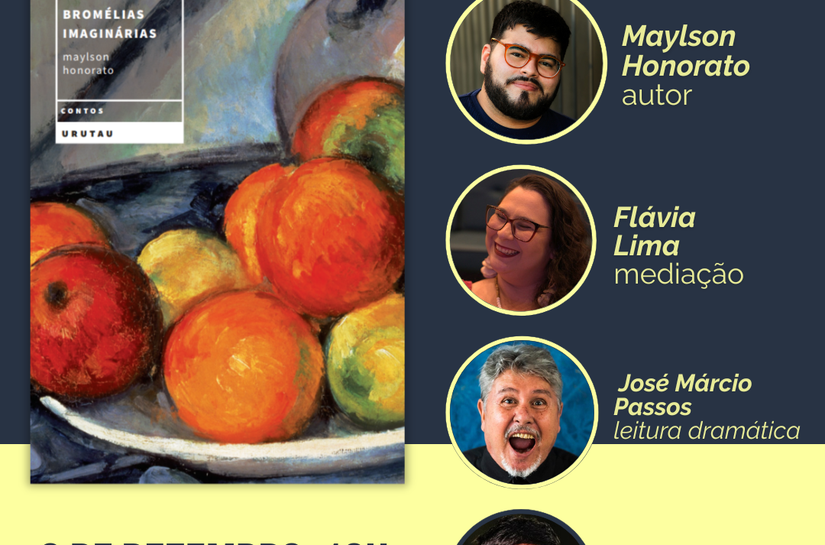 Theatro Homerinho recebe lançamento do livro “Bromélias imaginárias”, do jornalista Maylson Honorato
