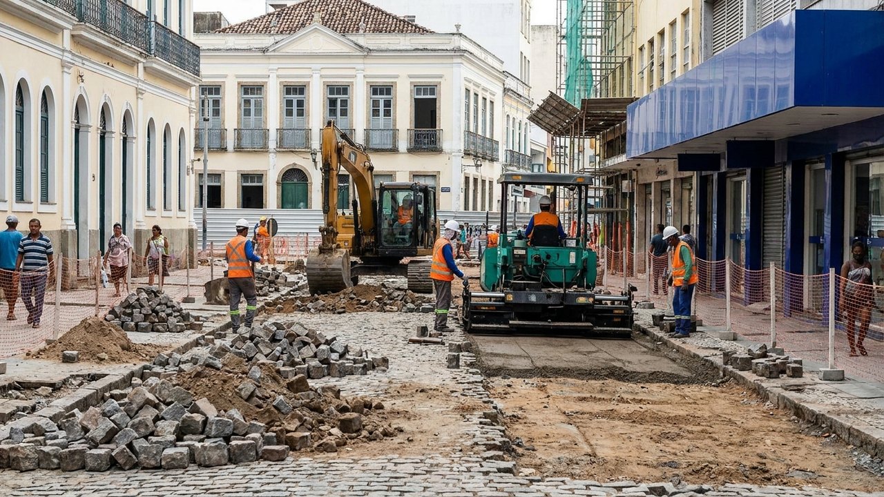 Maceió homologa R$ 31,76 milhões para projetos e obras de requalificação do Centro