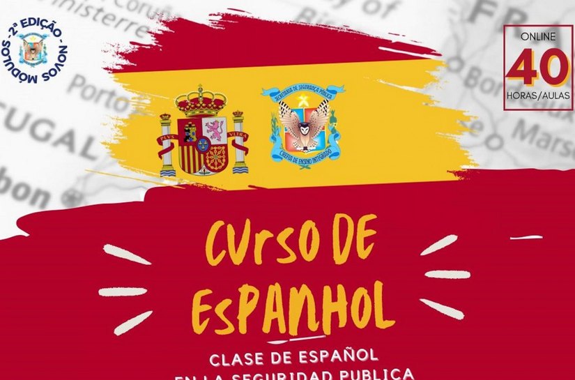 Abertas as inscrições para curso básico de espanhol para profissionais da Segurança Pública