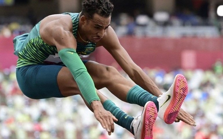 Felipe dos Santos termina disputa do decatlo na 18ª posição nos Jogos de Tóquio