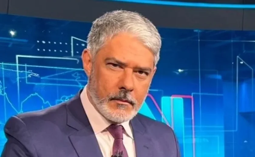 Gripe afasta William Bonner da apresentação do 'Jornal Nacional'