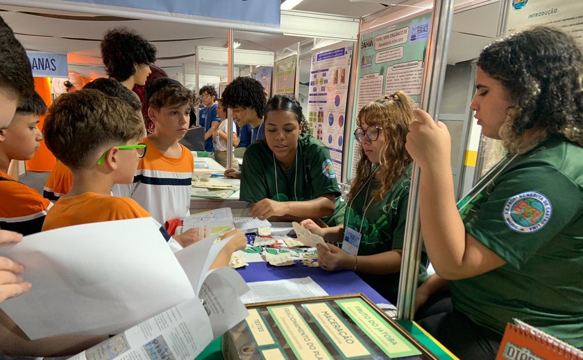 Escolas de Alagoas brilham na Feira Brasileira de Ciências e Engenharia