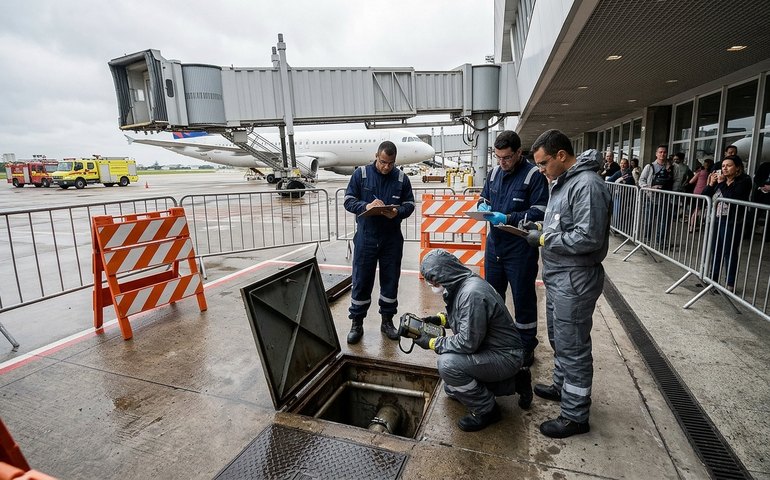 Suspeita de vazamento de gás pode ter causado falha em aeroportos de SP