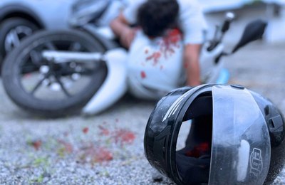 Hospital Ib Gatto Falcão registra mais de 130 atendimentos por acidentes de moto no primeiro semestre do ano