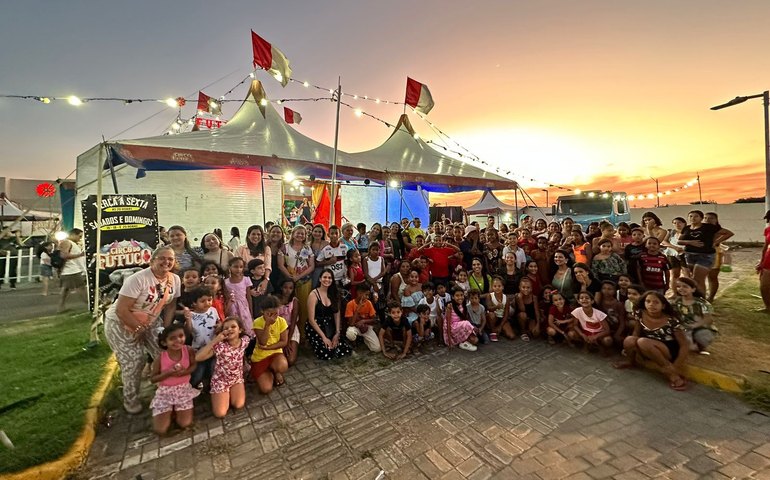 Partage Arapiraca Shopping promove espetáculo circense para crianças em situação de vulnerabilidade