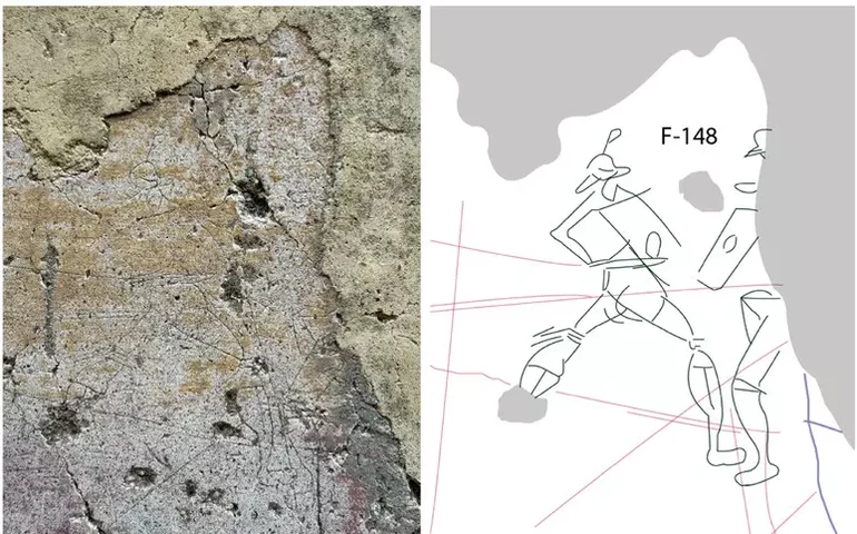 Tecnologia revela insultos, amores e combates de gladiadores em grafites de Pompeia
