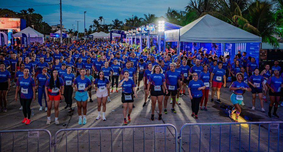 Esporte e solidariedade: 2ª edição da Corrida Equatorial arrecada quase uma tonelada de alimentos