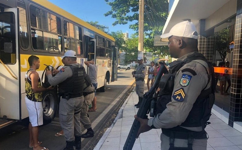 Segurança Pública zera assaltos a ônibus em Maceió pelo terceiro mês consecutivo