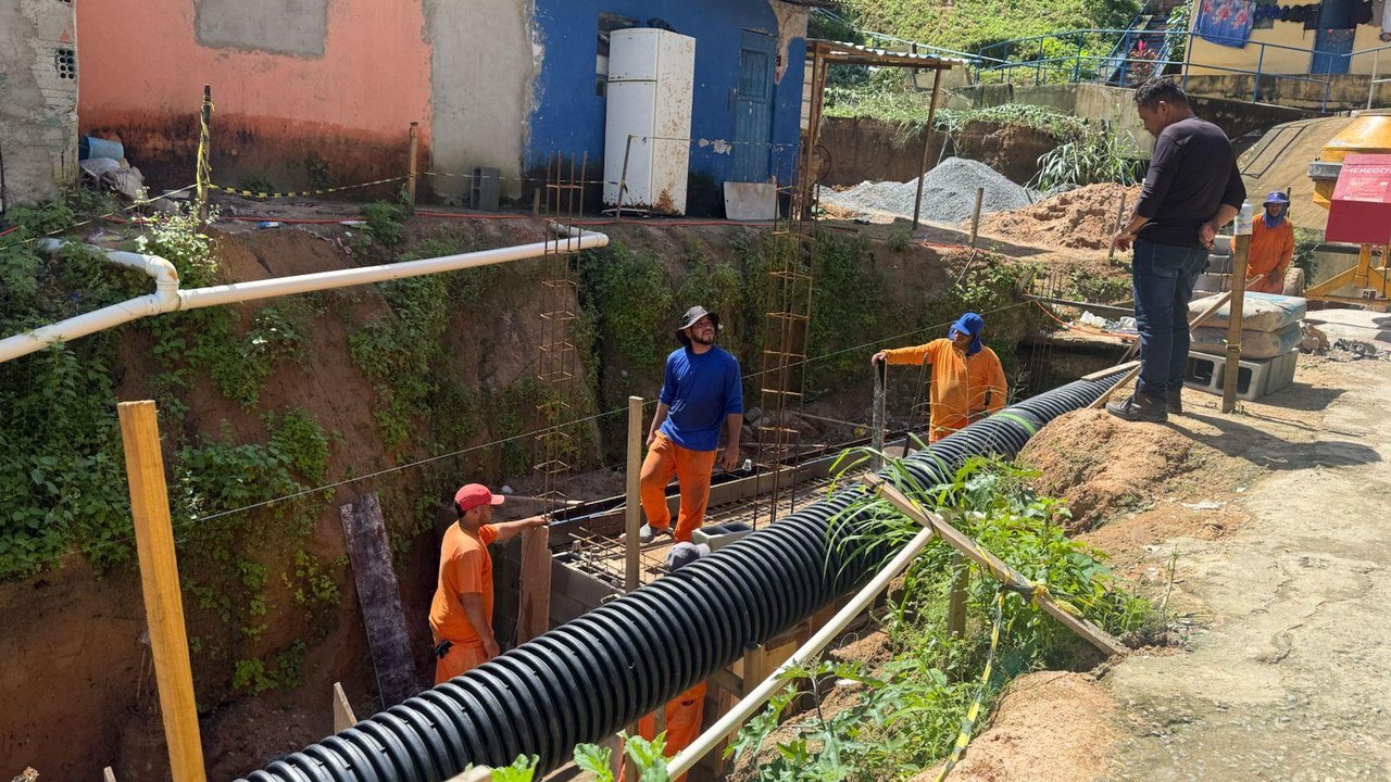 Brota na Grota avança com obras do Parque Linear em comunidade do Biu