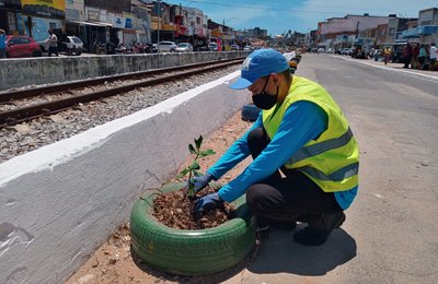 Prefeitura revitaliza antigo ponto de lixo no bairro do Prado