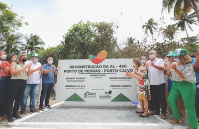 Turismo da região Norte se fortalece com entrega da reconstrução da AL-460 que liga Porto de Pedras a Porto Calvo