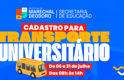 Prefeitura de Marechal abre cadastro para transporte universitário e técnico no 2º semestre de 2026