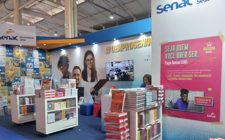 Senac marca presença na 10ª Bienal Internacional do Livro de Alagoas