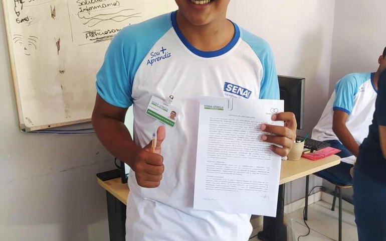 Socioeducandos de Alagoas assinam contrato de trabalho com a Usina Utinga Leão