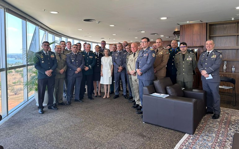 Segurança nas Eleições 2024: Comandante-geral da PM se reúne com ministra Cármen Lúcia