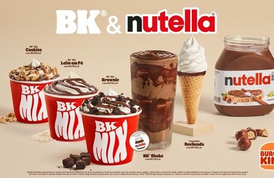 Burger King® amplia parceria com NUTELLA® e anuncia novas sobremesas no cardápio