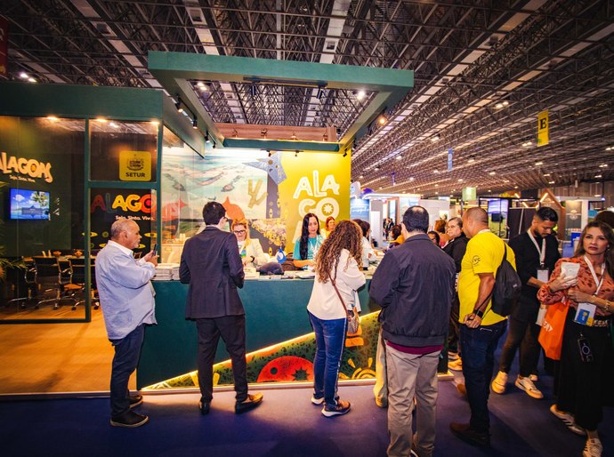 Destino Alagoas é destaque na ABAV Expo 2025, no Rio de Janeiro