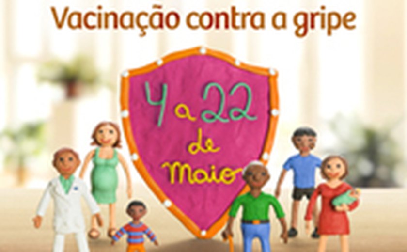 Campanha de vacinação contra gripe começa no dia 4 de maio