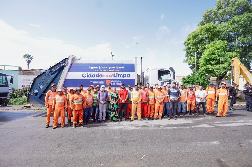 Prefeitura de Palmeira inicia mutirão “Cidade Mais Limpa”