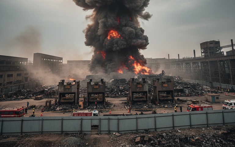 Explosão em siderúrgica chinesa deixa mortos, feridos e desaparecidos