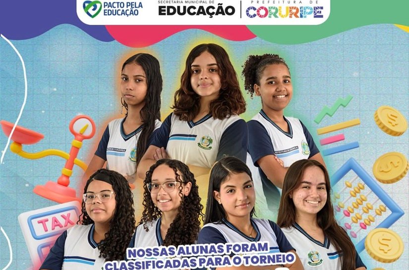 Alunas da Escola Liége Gama Rocha representam Coruripe em competição nacional Meninas na Matemática (TM²)