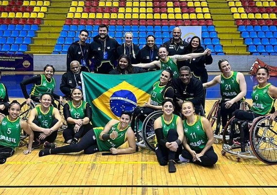 Brasil é vice-campeão na Copa América de basquete em cadeira de rodas