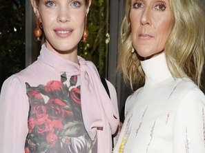Natalia Vodianova e Celine Dion
