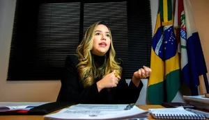 Bárbara Braga, de assessora de gabinete a candidata a deputada estadual pelo MDB em Alagoas. - Foto: Agência Alagoas