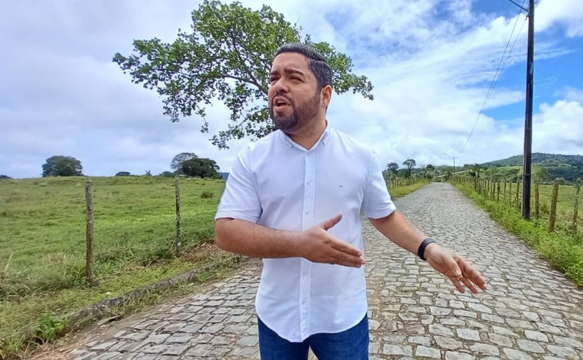 Prefeito de Viçosa anuncia pavimentação asfáltica do acesso ao povoado Bananal