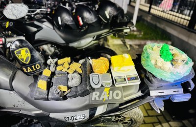 Polícia Militar apreende arma de fogo e mais de 6Kg de drogas em ocorrências na capital e interior