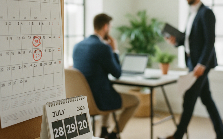 Está pensando em pedir demissão? Fique de olho ao calendário!
