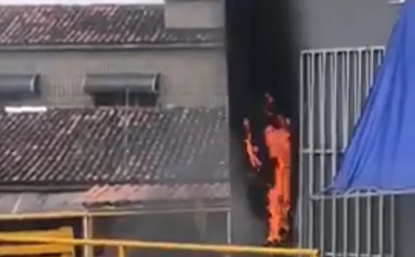 Incêndio é registrado em academia de Arapiraca