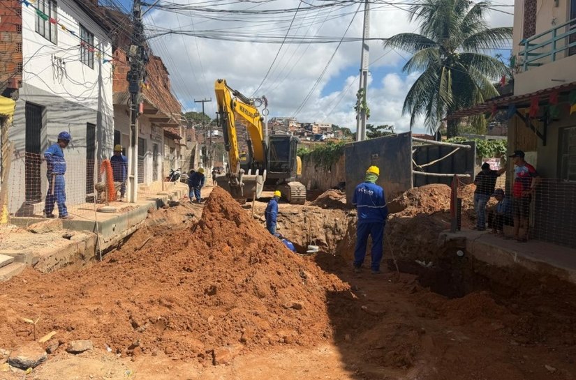 Obra de macrodrenagem da Grota do Ipanema avança e alcança 73% de execução