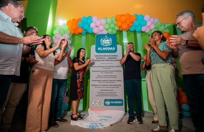 Em Branquinha, Paulo entrega 48ª Creche Cria e amplia cobertura educacional na primeira infância no estado