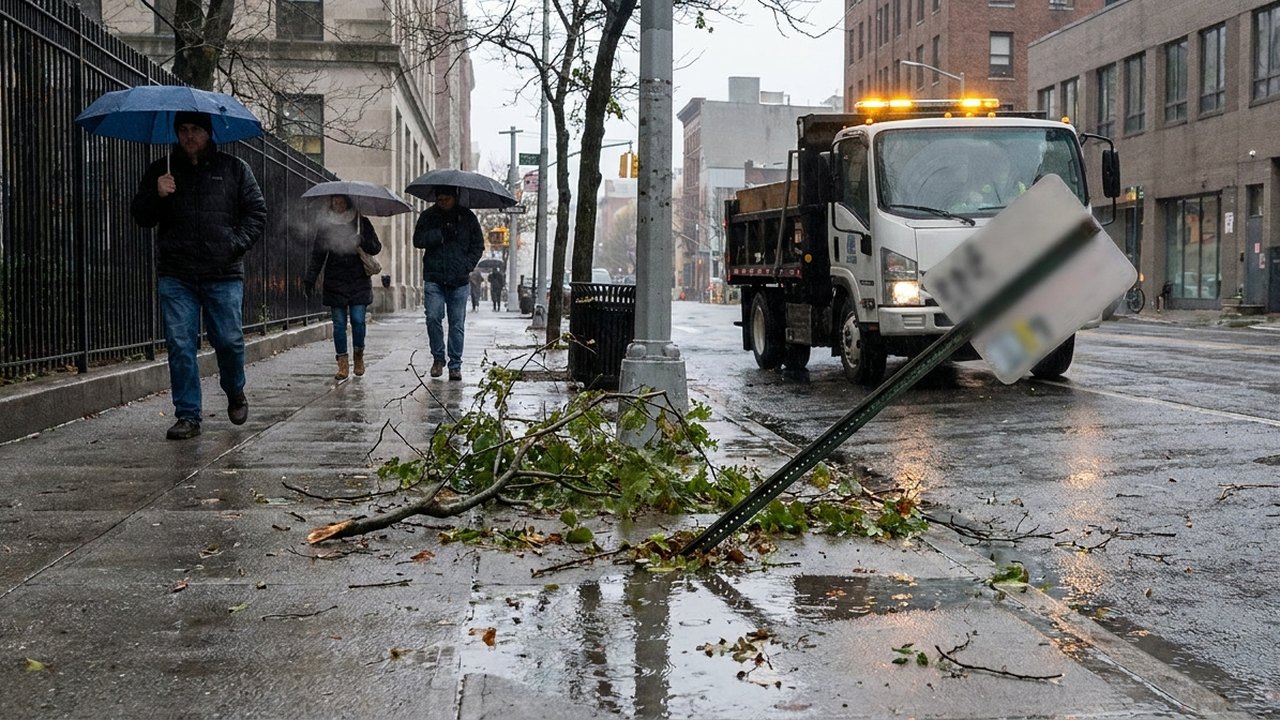 Entenda: vendaval foi enfraquecido por chuva e queda de temperatura