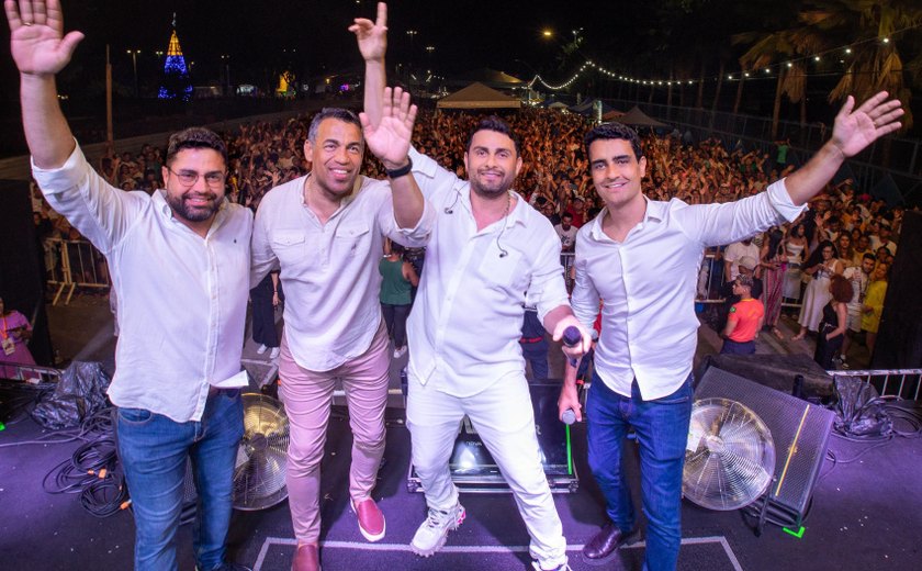 Réveillon de todos nós: prefeito JHC celebra a chegada de 2024 no Benedito Bentes com festa e programação diversificada