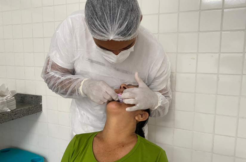 Secretaria de Saúde de Campo Alegre realiza mutirão para confecção de próteses dentárias em Luziápolis